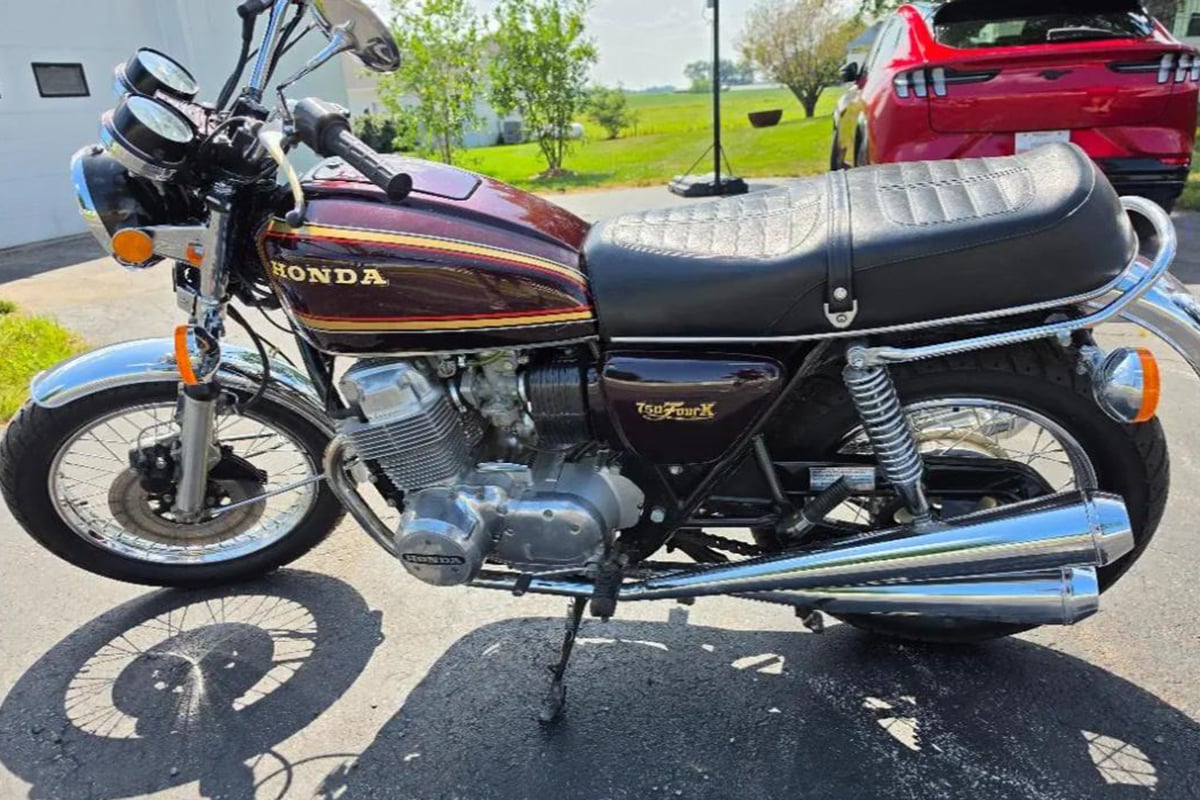 米国オンラインオークションに出品、落札された1977年式ホンダ「CB750K」