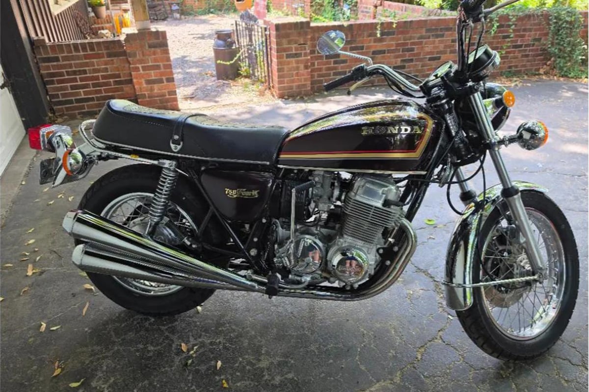 米国オンラインオークションに出品、落札された1977年式ホンダ「CB750K」