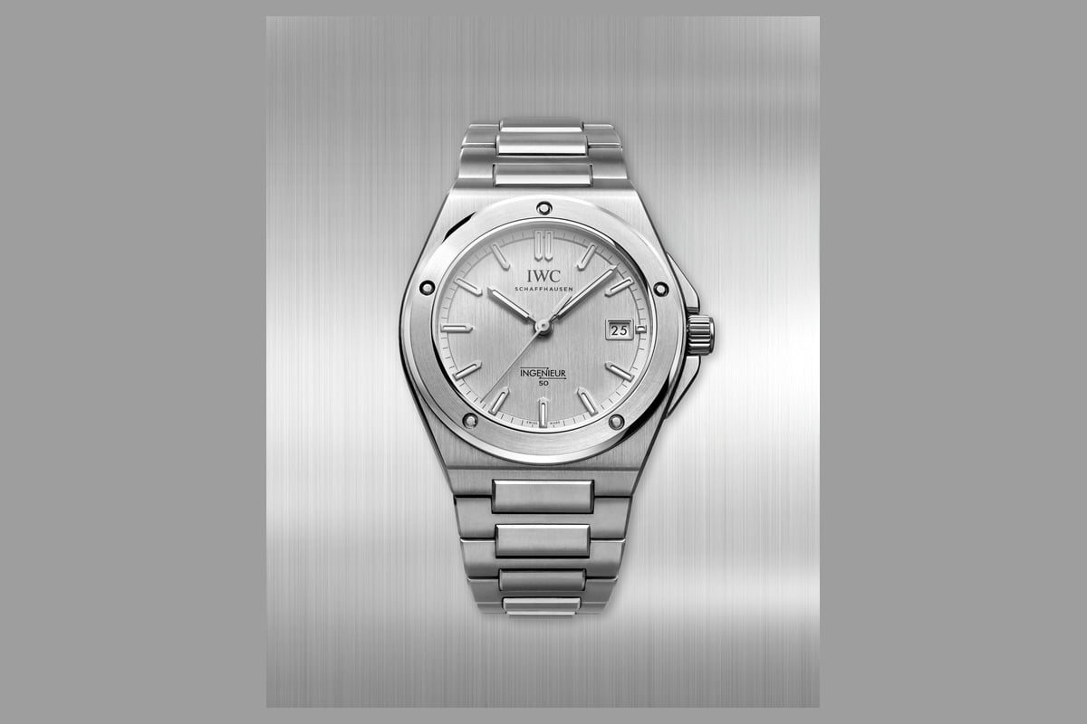 「インヂュニア・オートマティック 40 “50th Anniversary”」。1976年の「インヂュニア SL」誕生50周年を記念した限定モデルで、各サイズ1150本限定。