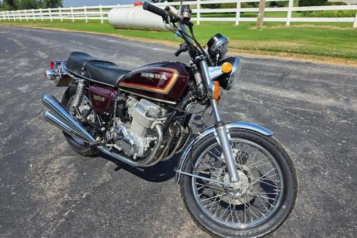 米国オンラインオークションに出品、落札された1977年式ホンダ「CB750K」