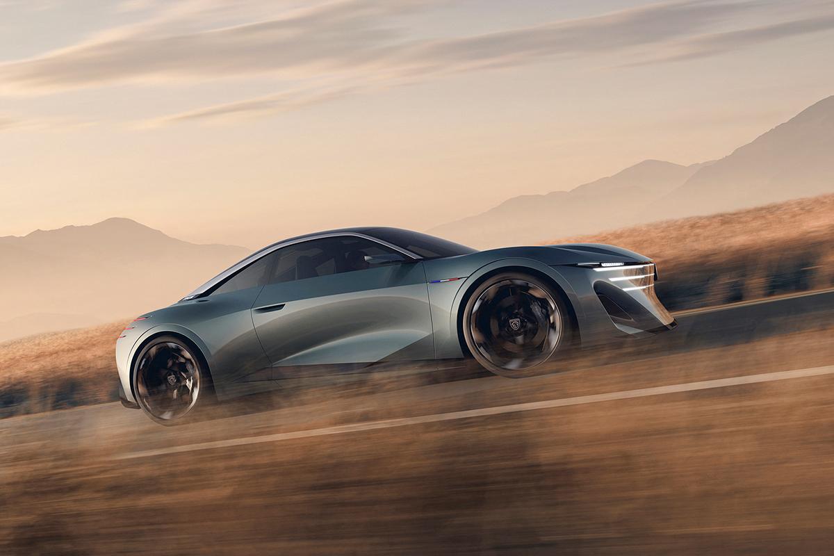 世界初公開されたプジョー新型「RCZヴィジョン」