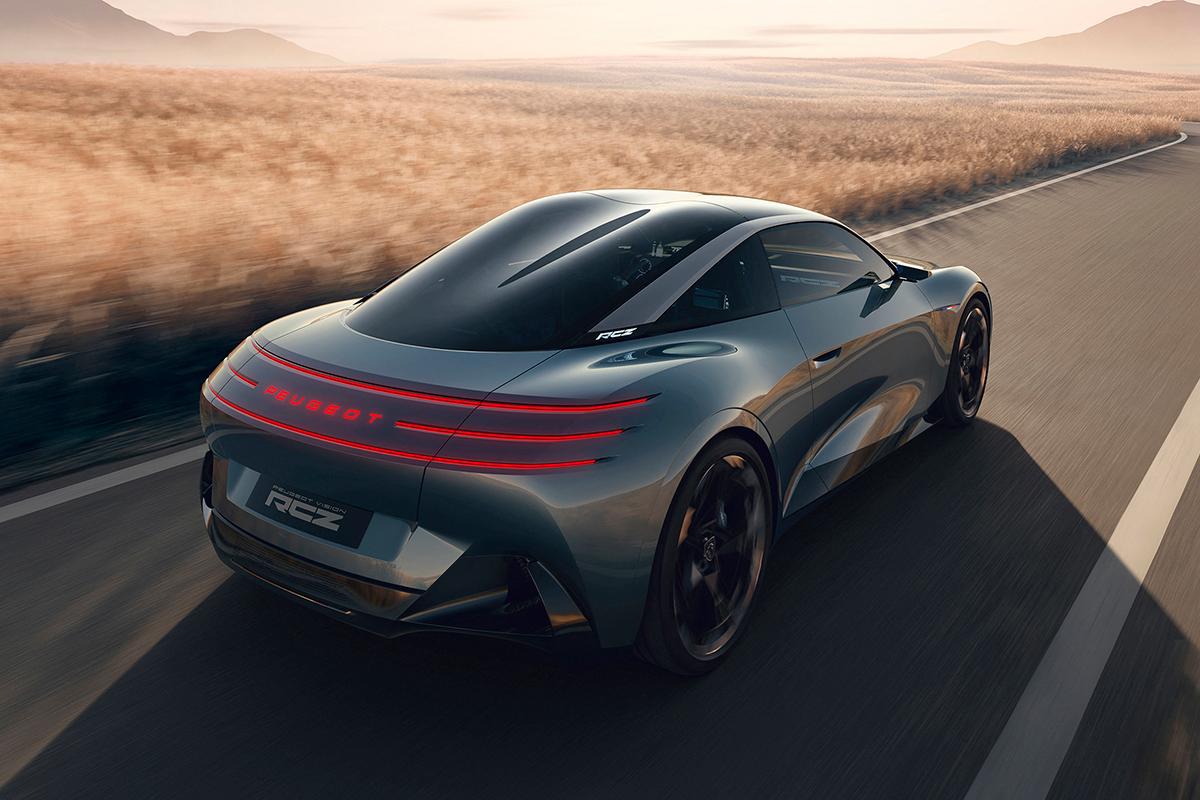世界初公開されたプジョー新型「RCZヴィジョン」