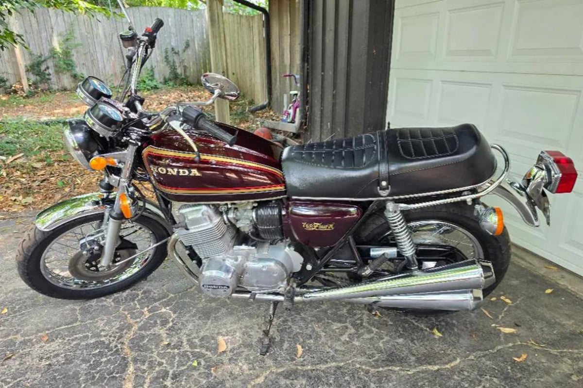 米国オンラインオークションに出品、落札された1977年式ホンダ「CB750K」