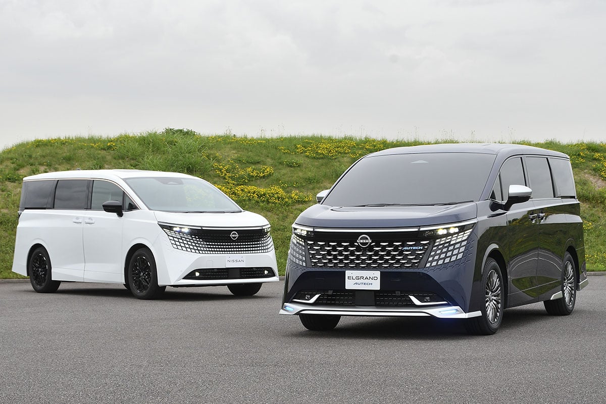 日産 新型「エルグランド AUTECH」と基準車の「エルグランド」